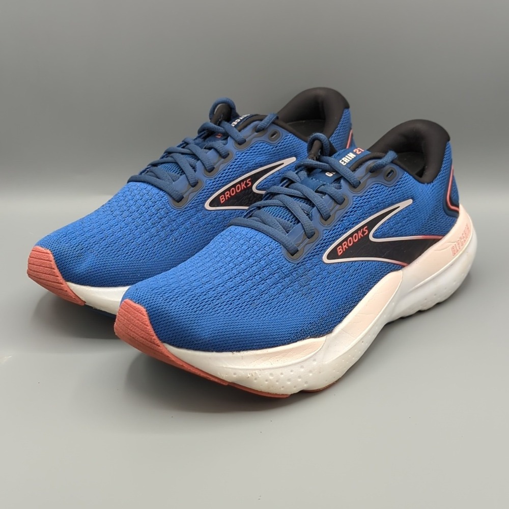 Brooks Womens Glycerin 21 1204081B496 Blue Running Shoes Sneakers Size 9.5 B